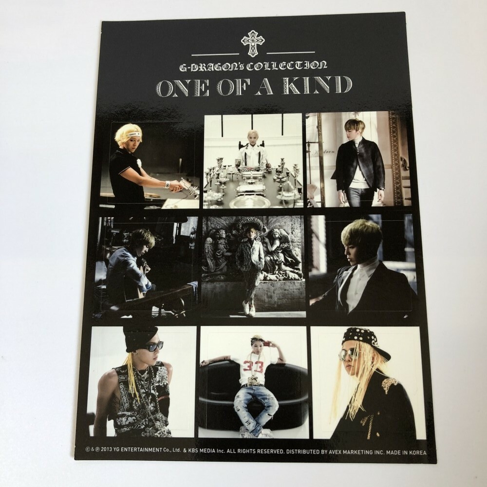 G-DRAGON COLLECTION ONE OF A KIND 3 DVD+Photobook+sticker | eBay