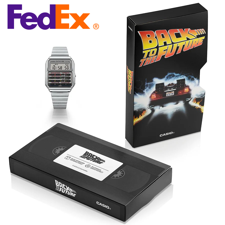 CASIO CLASSIC Back To The Future Collaboration model Watch CA