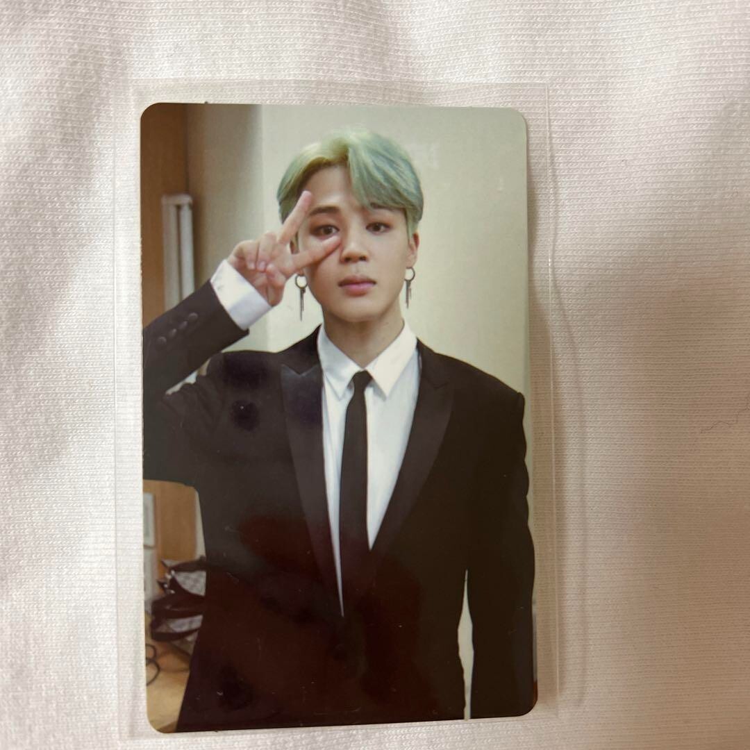 BTS Jimin Official Trading Card Memories of 2018 DVD Photocard