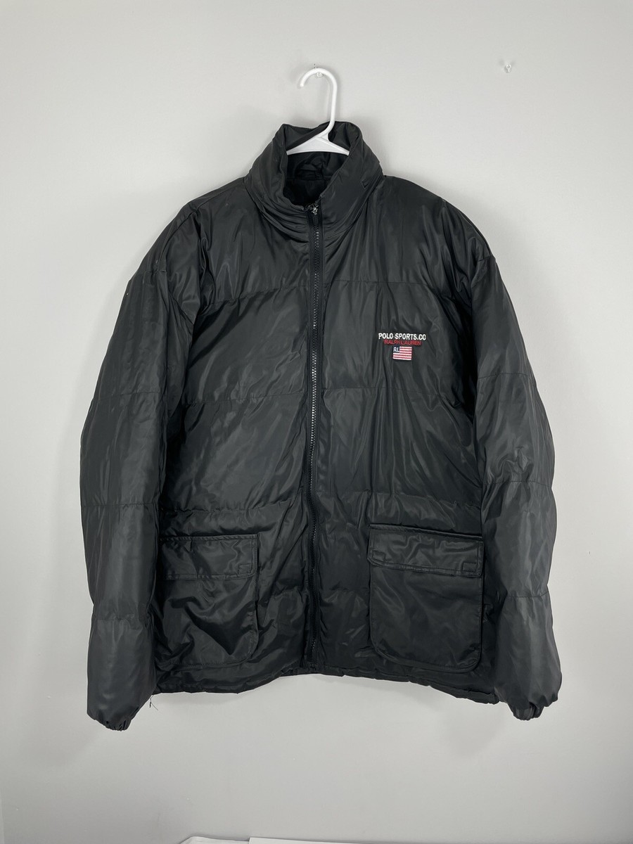 VINTAGE 90s Polo Sport Ralph Lauren Down Puffer Jacket Men's XL