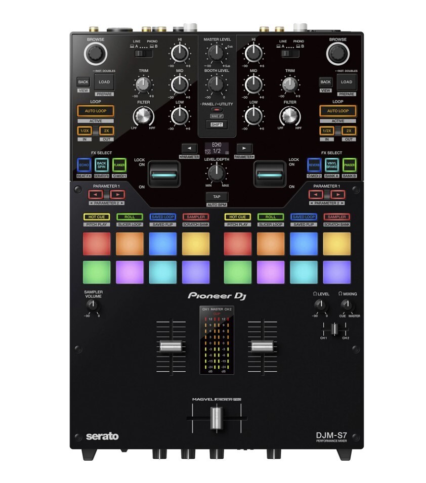NEW ! Pioneer DJ DJM-S7 Mixer for Serato DJ & rekordbox With