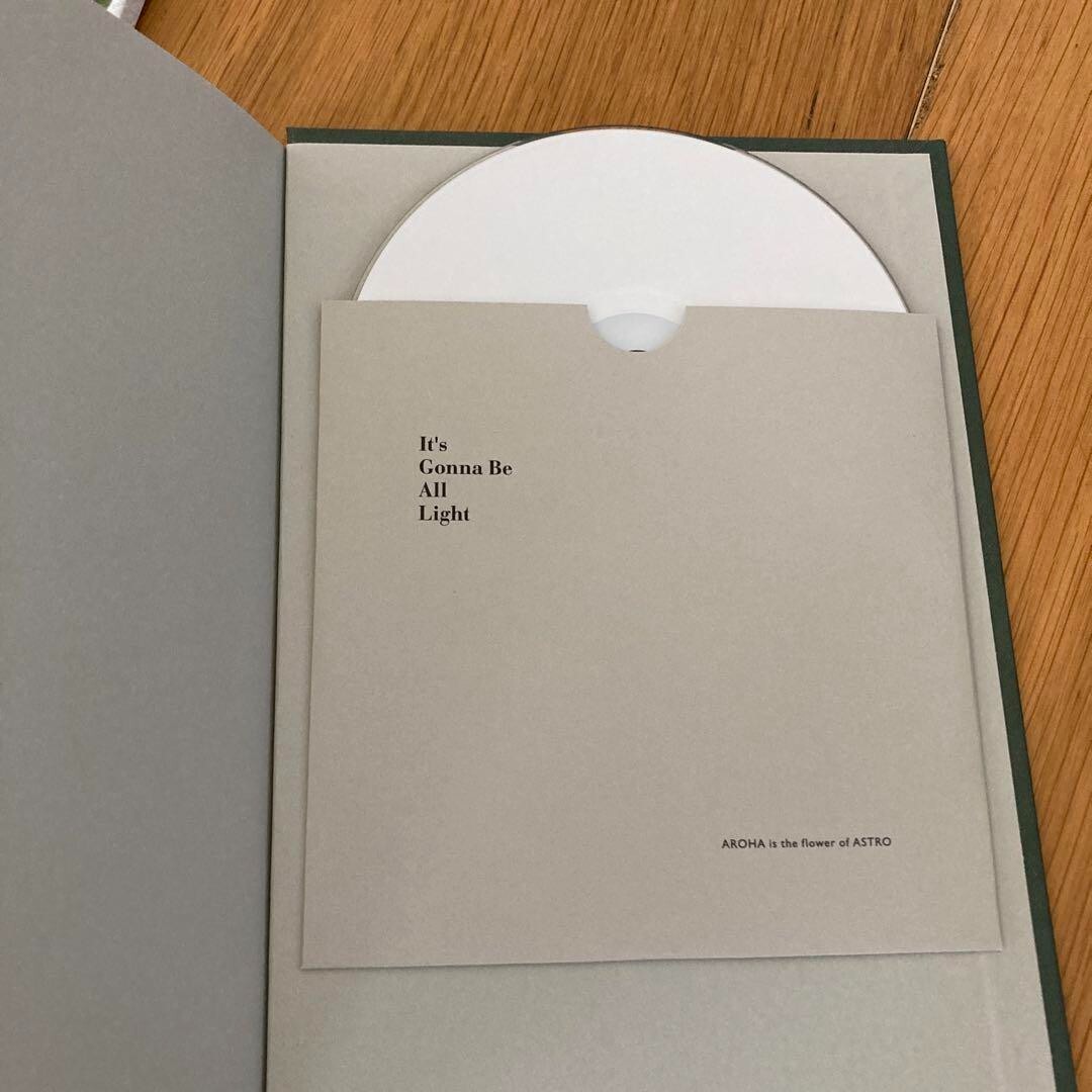 ASTRO All light White Version album CD trading photo post card