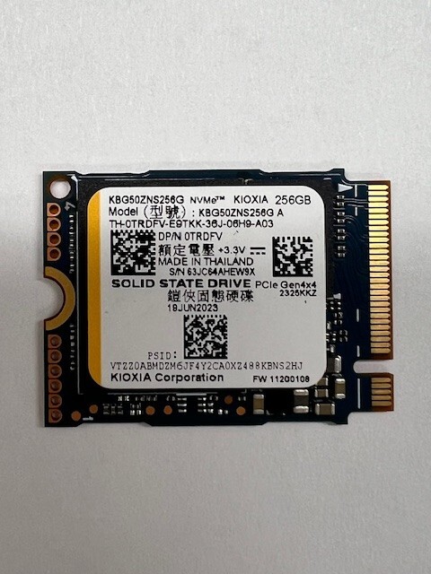 KIOXIA 256GB SSD BG5 M.2 2230 NVMe PCIe Gen4 x4 KBG50ZNS256G | eBay