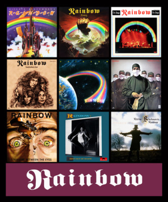 RAINBOW album discography magnet (4.5