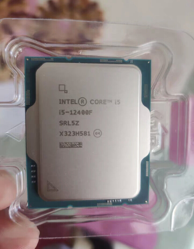 Intel core i5-12400F CPU 4.40 GHz Processors LGA1700 DDR5 4800 MT