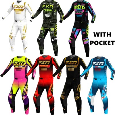 Gear Set Dirt Bike Jersey Off Road Motocross Motorcycle Combo FXR