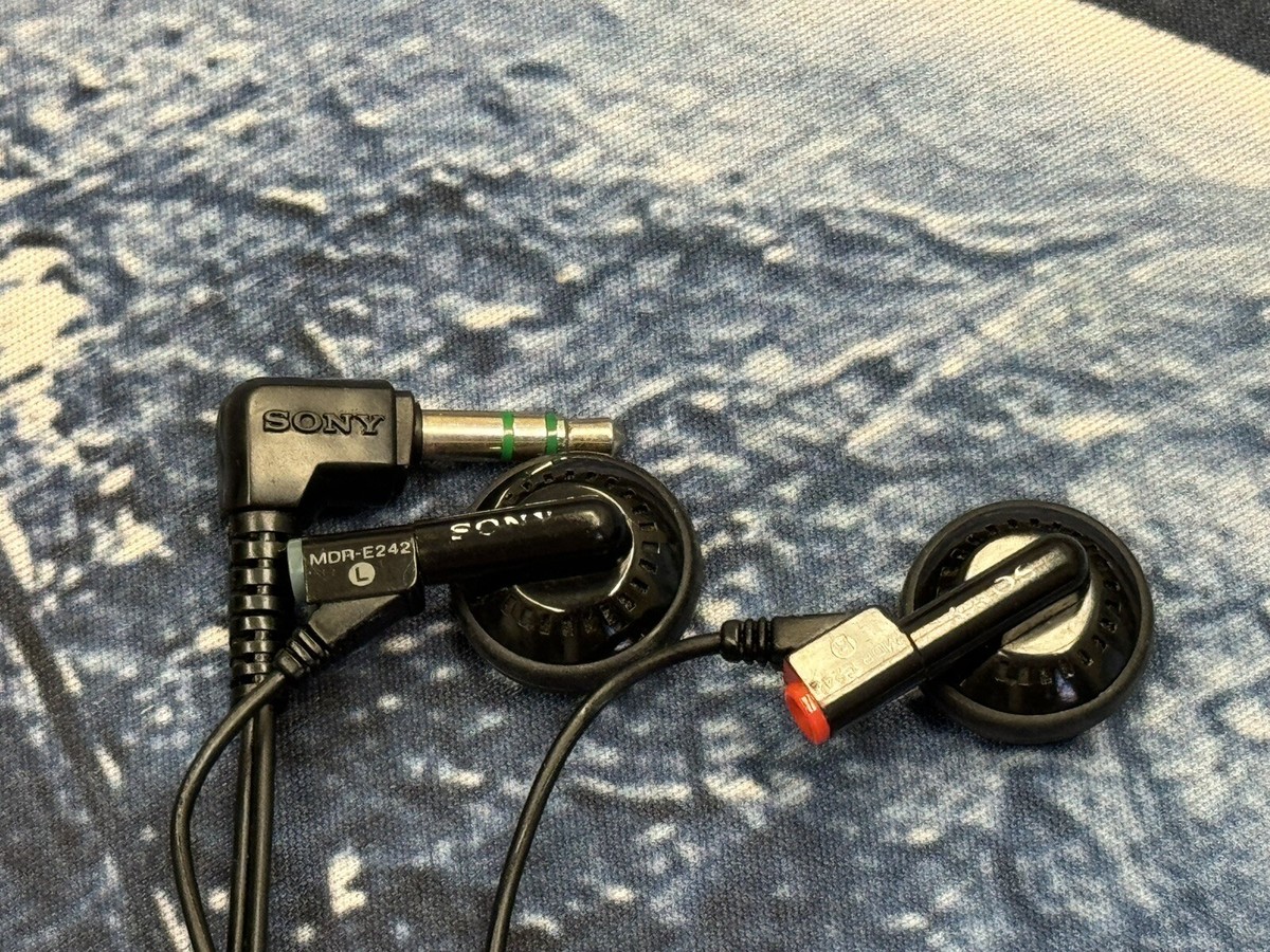 Vintage Sony MDR-E242 Headphones Earbuds Japan | eBay