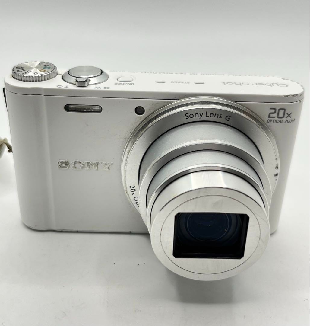 Sony Cyber-shot DSC-WX300 18.2MP Digital Camera - White for sale