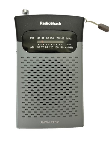 SONY FM/AM Portable Pocket Radio SRF-T355 Black Digital PLL