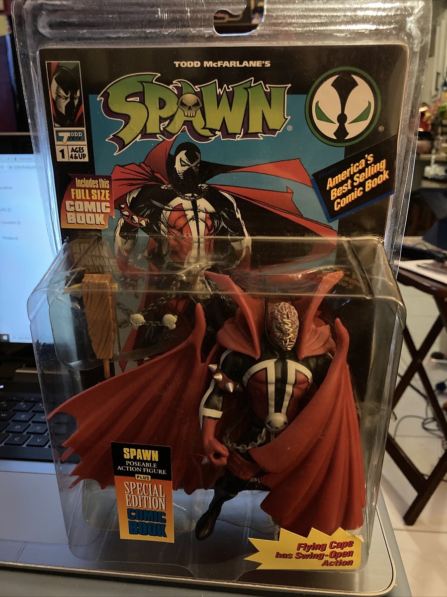 Todd McFarlane's Spawn Unmasked Spawn Action Figure Series 1 w/ SE
