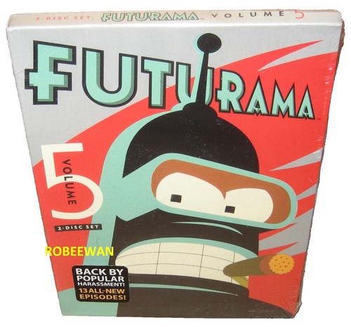 Futurama The Complete Series Seasons 1-8 + 4 Movies DVD 27-Disc