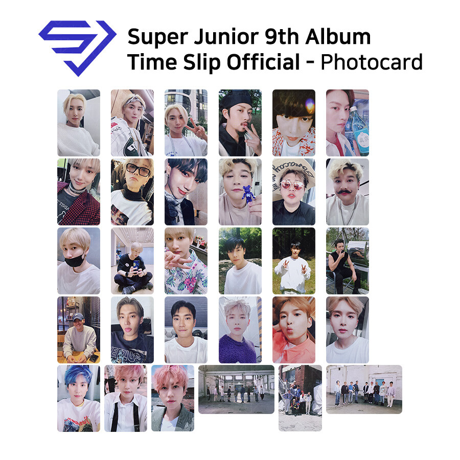 Super Junior 9th Album Time Slip Official Photocard KPOP K-POP | eBay