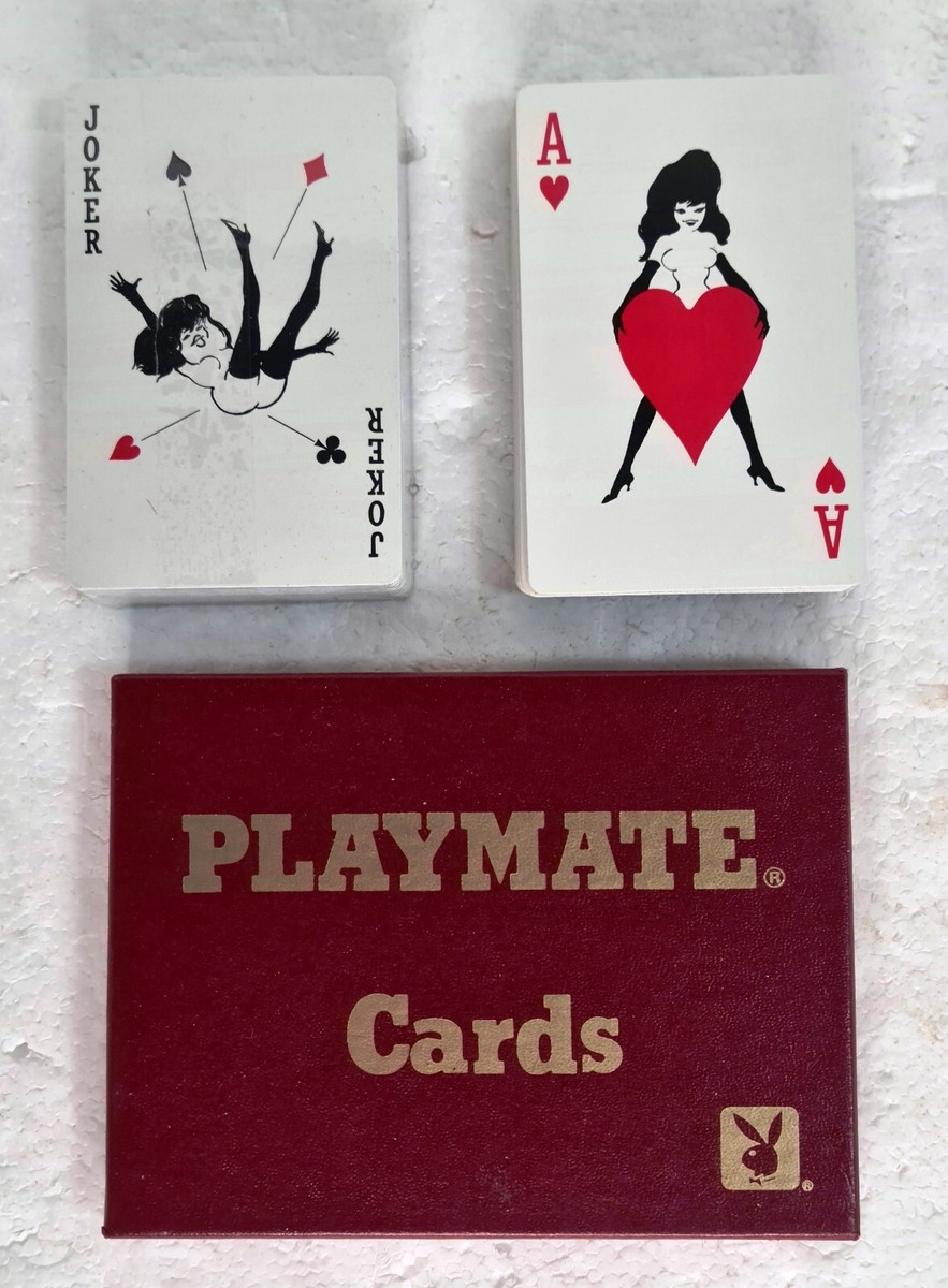 PLAYBOY Playmate PLAYING CARDS & CASE 🃏 Twin Deck Pack - 1 Open