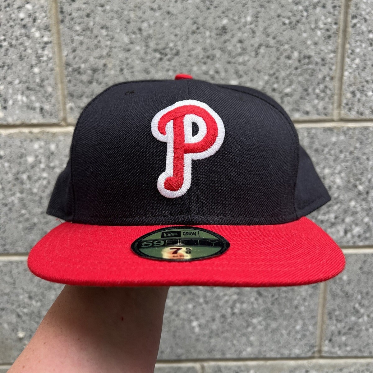 VTG Philadelphia Phillies Cooperstown New Era 5950 Wool 7 5/8 New