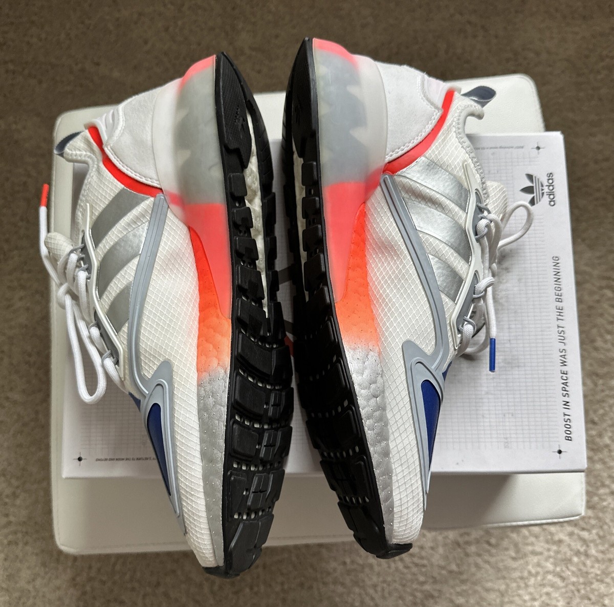 Adidas ZX 2K Boost NASA Men's Size 9.5 FY5725 | eBay