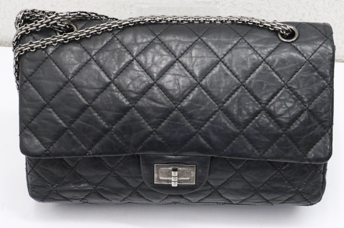 Chanel 2.55 Reissue 226 Double Flap Shoulder Bag | eBay