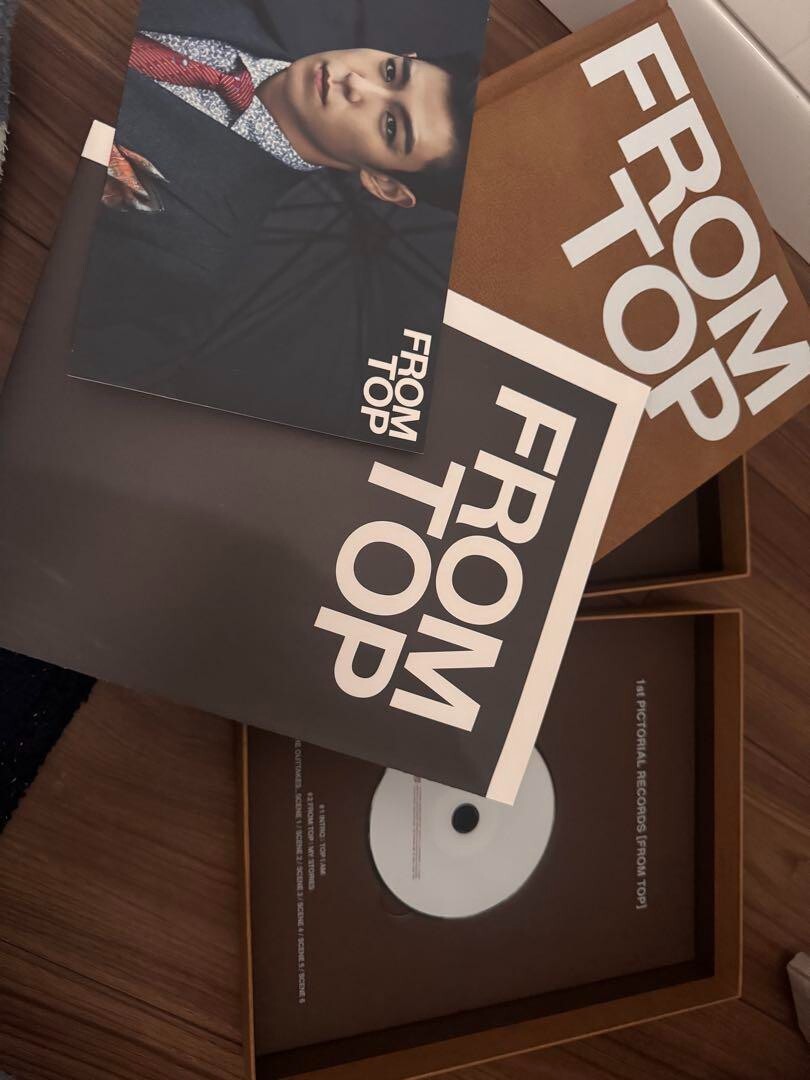 BIGBANG T.O.P 1st PICTORIAL RECORDS FROM TOP Limited edition