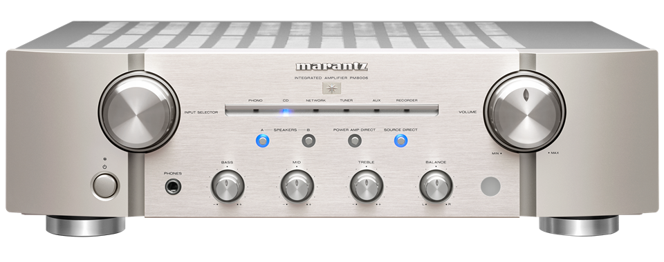 MARANTZ PM8006 Audio Stereo Integrated Amplifier Music Silver Gold