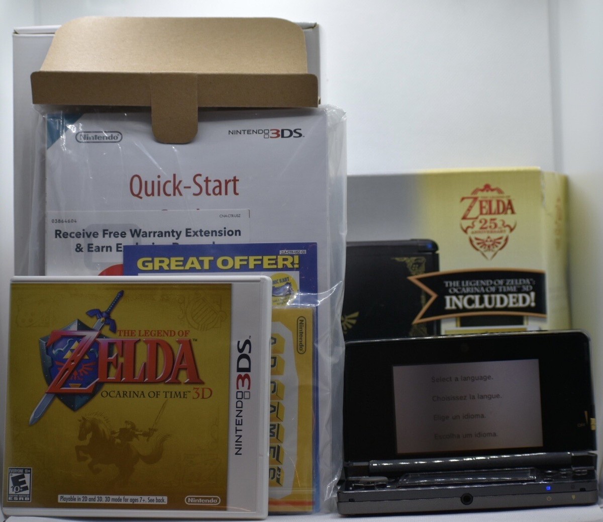 Nintendo 3DS The Legend Of Zelda 25th Anniversary Limited Edition