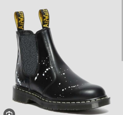 Neighborhood X Dr Martens2976 Splatter Chelsea Boots | eBay