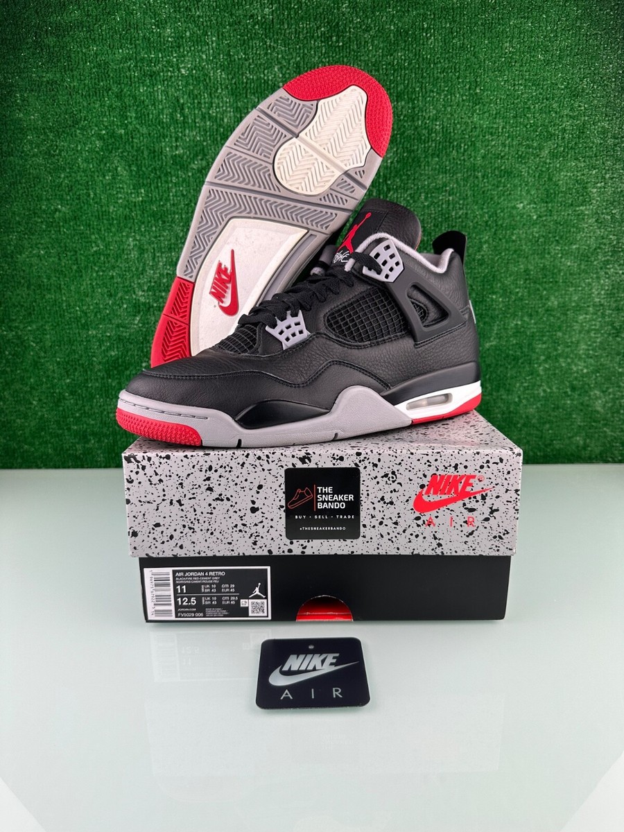 Size 11 - Air Jordan 4 Retro Bred Reimagined (CLEAN!) | eBay