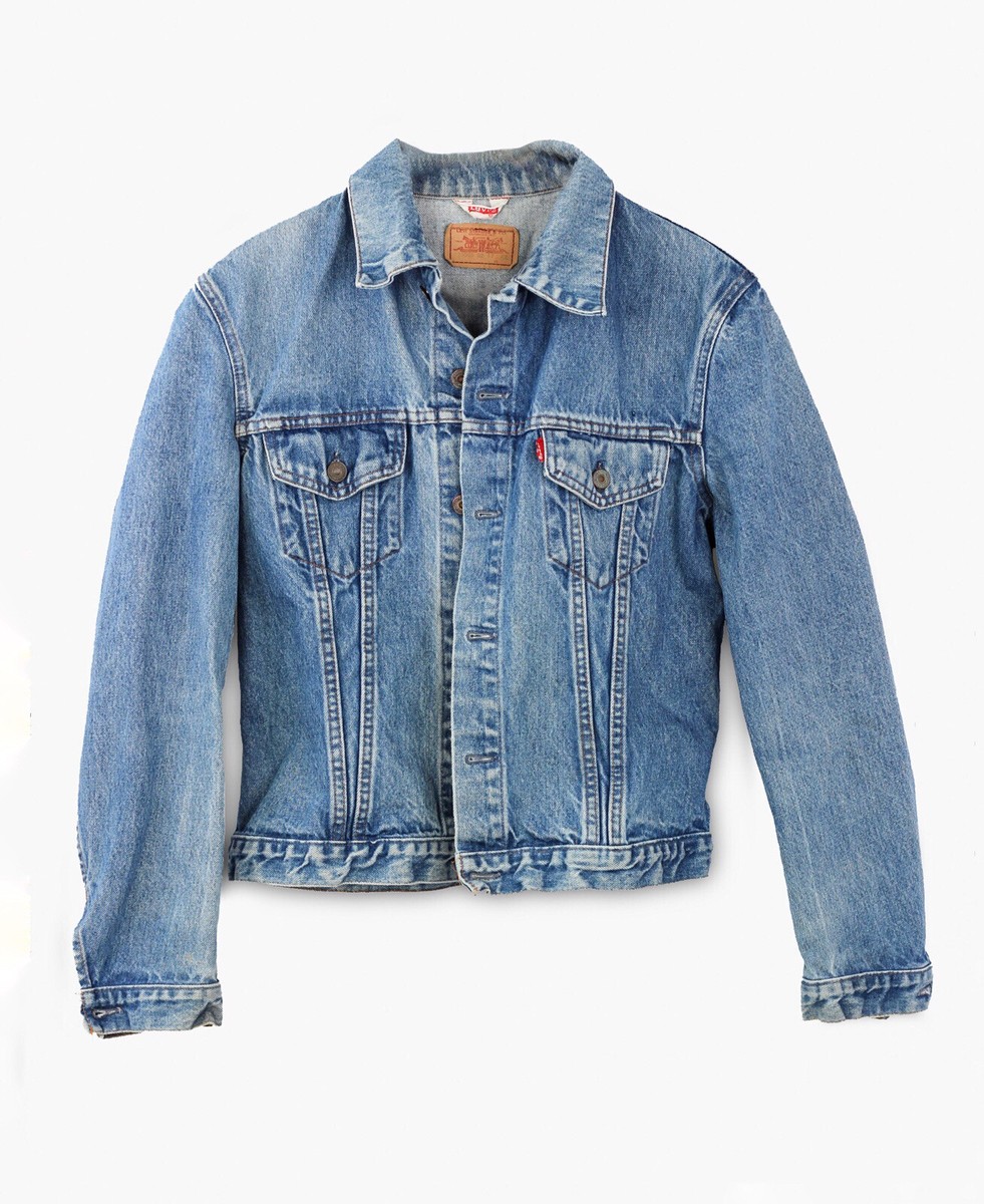 Vintage 70s Levi's Denim Jacket 70500 02 17 Size 42 Made in France