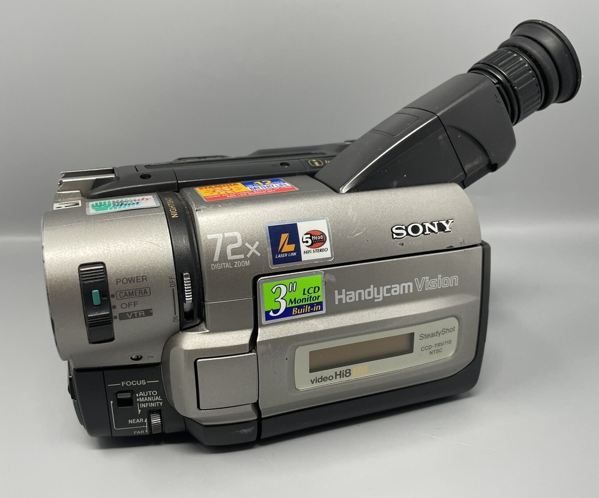 Sony Handycam CCD-TRV715 Hi8 NTSC Analog Camcorder VCR Player