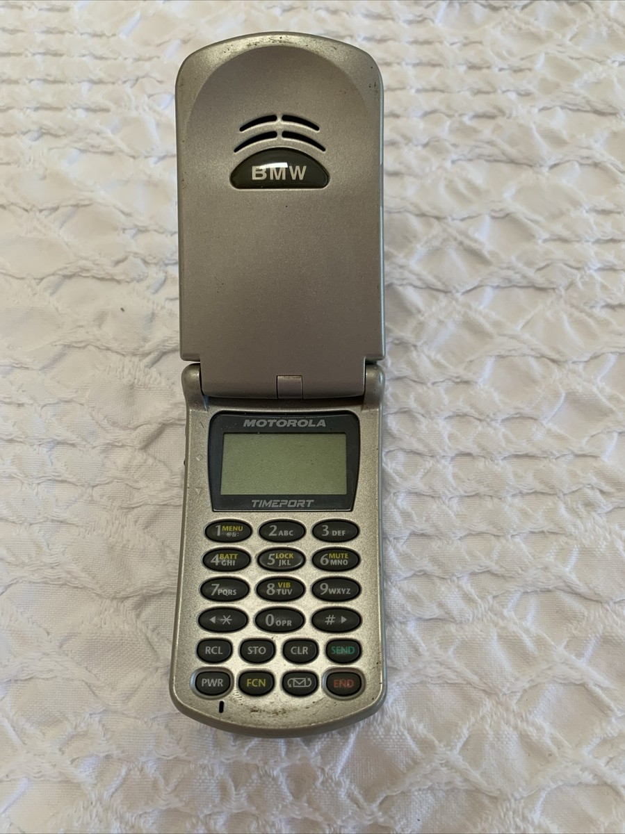 Vintage Motorola BMW CPT 8000 Timeport P8197 Flip Phone with