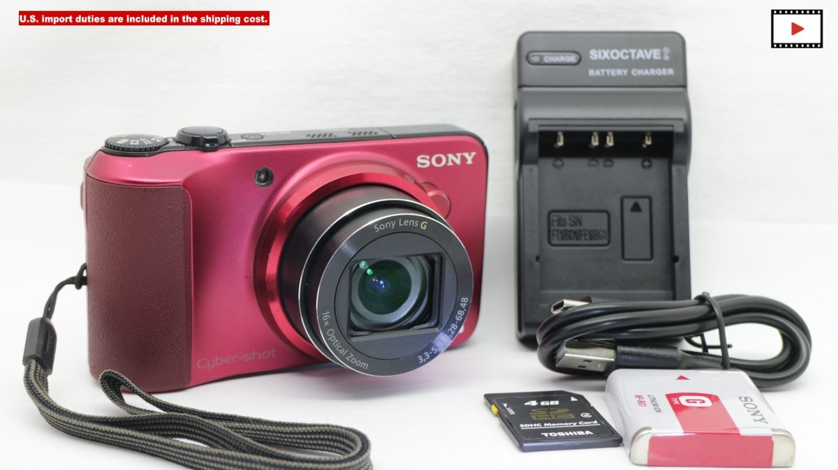 Sony Cyber-shot DSC-HX10V 18.2MP Digital Camera - Black for sale