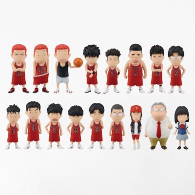 THE FIRST SLAM DUNK FIGURE COLLECTION SHOHOKU SET Figure Movie