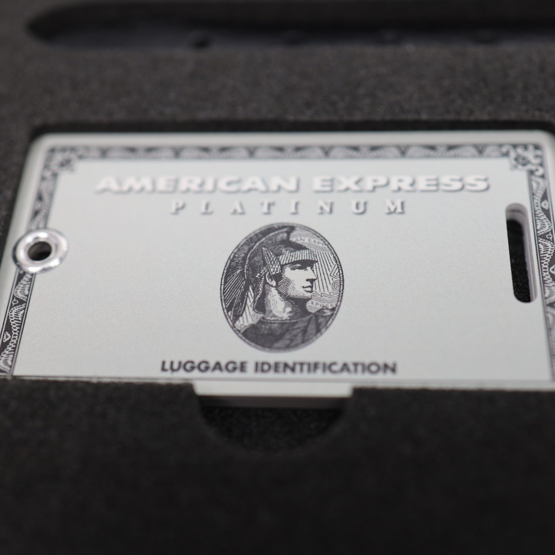 New American Express Platinum card holders limited Luggage Name