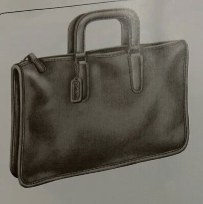 NYC Vintage Coach Original Slim Satchel Putty | eBay