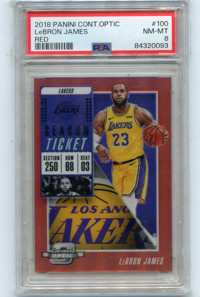 Lebron James 2018 Contenders Optic RED