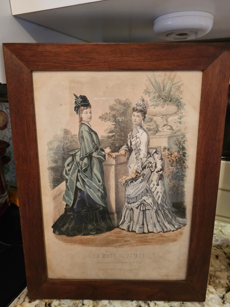 Antique Vtg La Mode Illustree Bureaux du Journal 56 rue Jacob