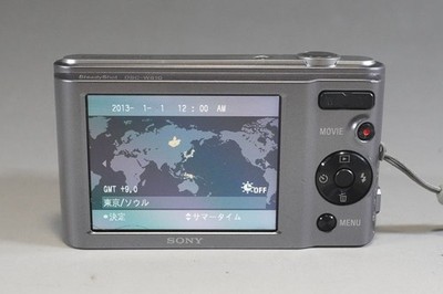 Sony Cyber-shot DSC-W810 20.1MP Digital Camera Silver Japan Used