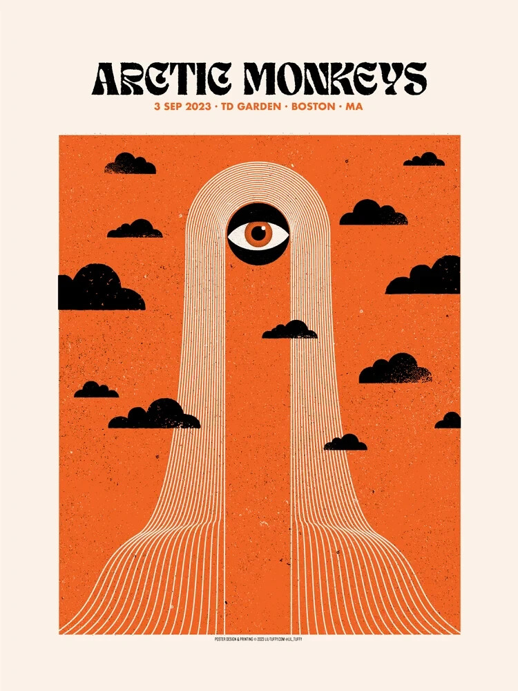 Arctic Monkeys Poster 9/3/2023 Boston MA Signed A/P Artist Proof