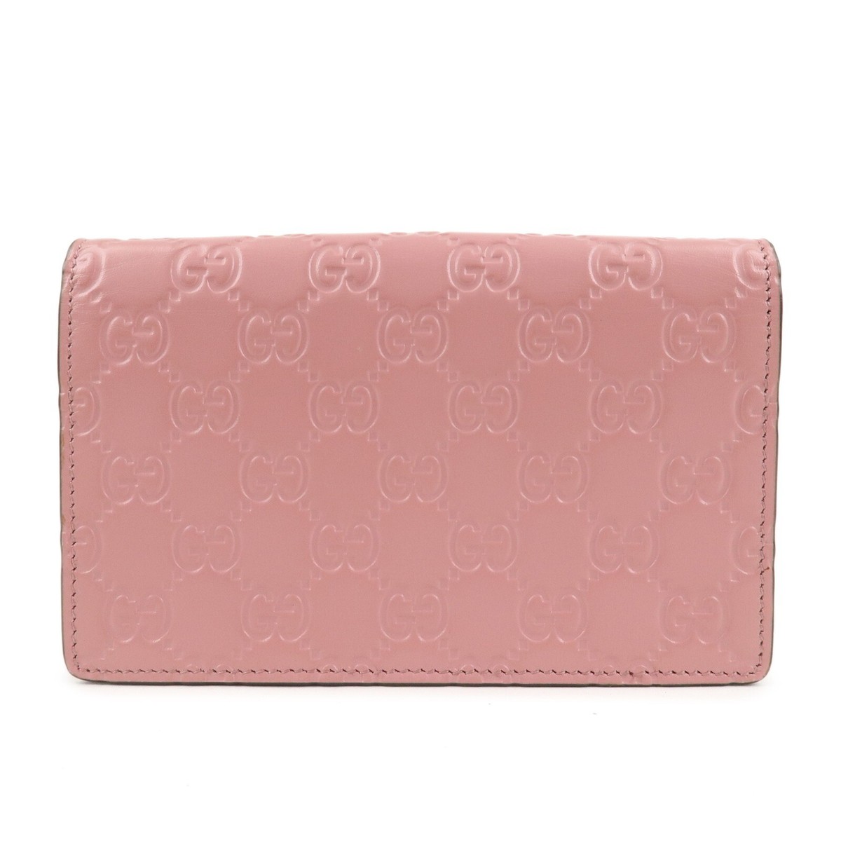 GUCCI Guccisima Cherry Chain Mini Shoulder Bag Leather 481291 Pink