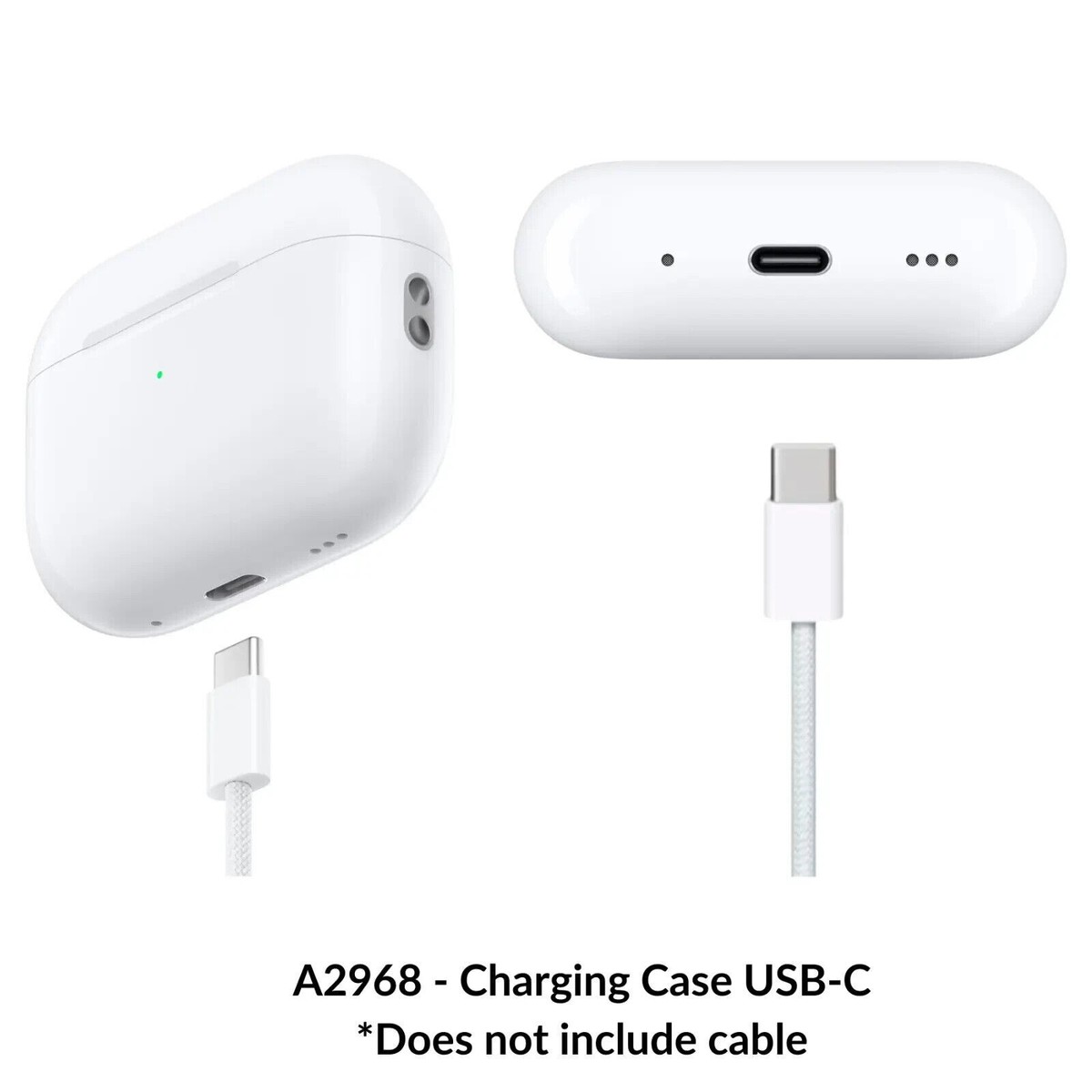 Apple AirPods Pro 2nd Gen USB-C MagSafe Charging Case A2968 - GOOD
