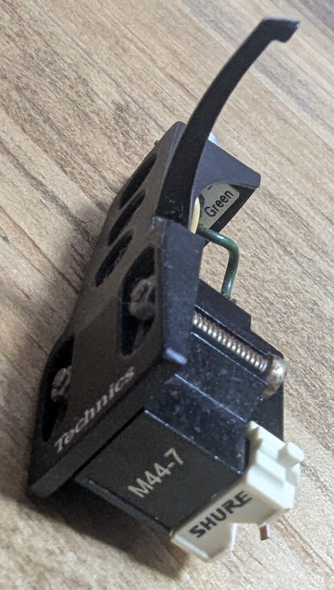 SHURE M44-7 Technics Headshell MM Cartridge Needle Good HP | eBay