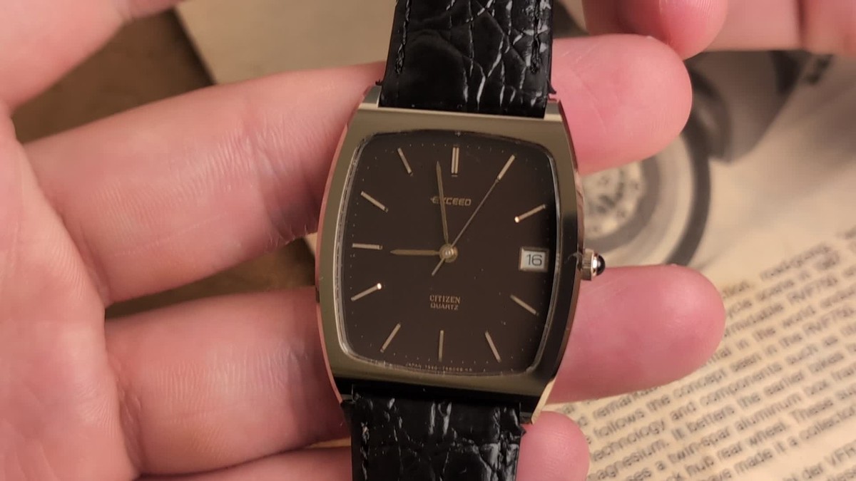 ジャンク】CITIZEN EXCEED 2200-222695 14Kベゼル ジャンク】CITIZEN