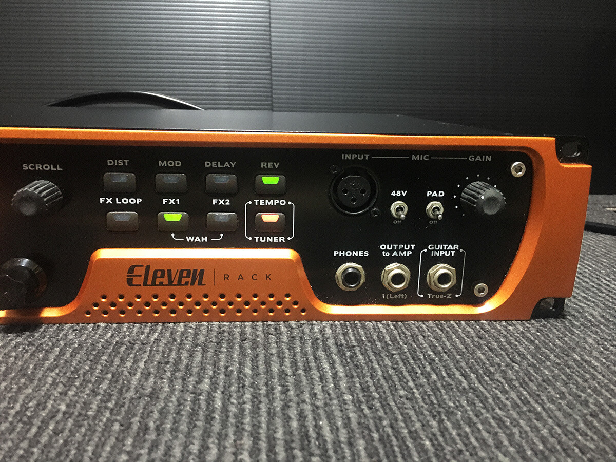 Avid Eleven Rack USB Audio Interface Guitar Preamp Used Free