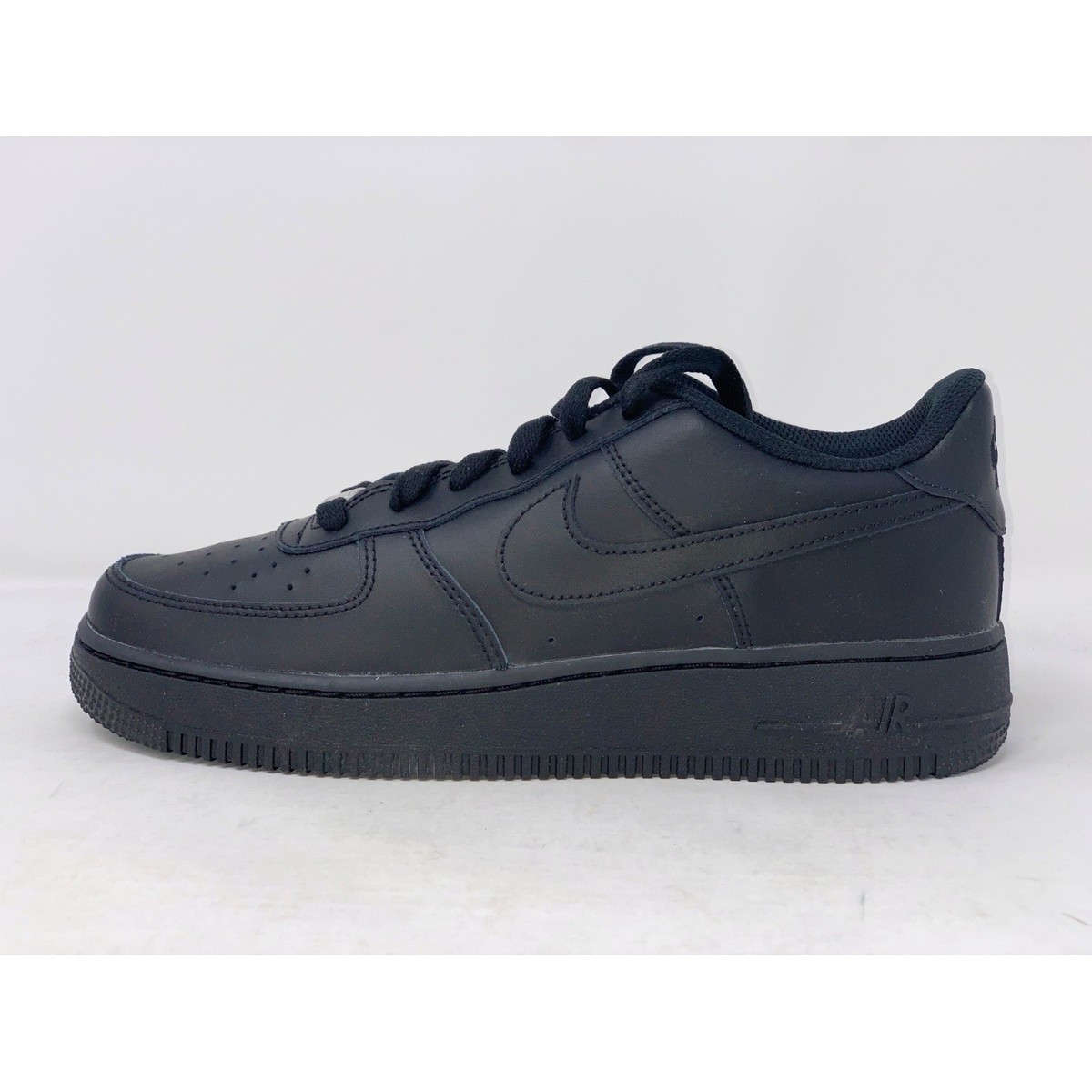 Nike Air Force 1 Triple Black Sneakers, Size 7Y / 8.5W BNIB FV5951