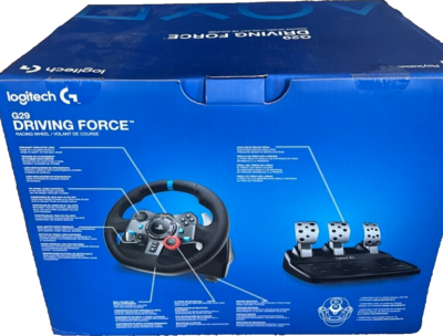 Logitech G29 Driving Force Racing Wheel & Floor Pedals PS5 PS4 PC