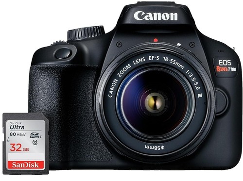 CANON SLR Digital Camera DSLR EOS Kiss X9 EF-S18-55 IS STM [Black