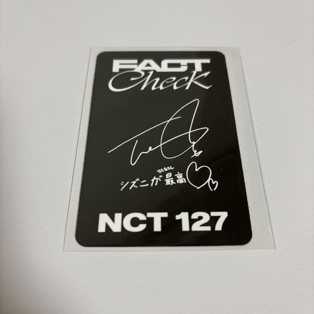 NCT127 Fact Check d2c マーク トレカ サイン NCT127 Fact Check d2c