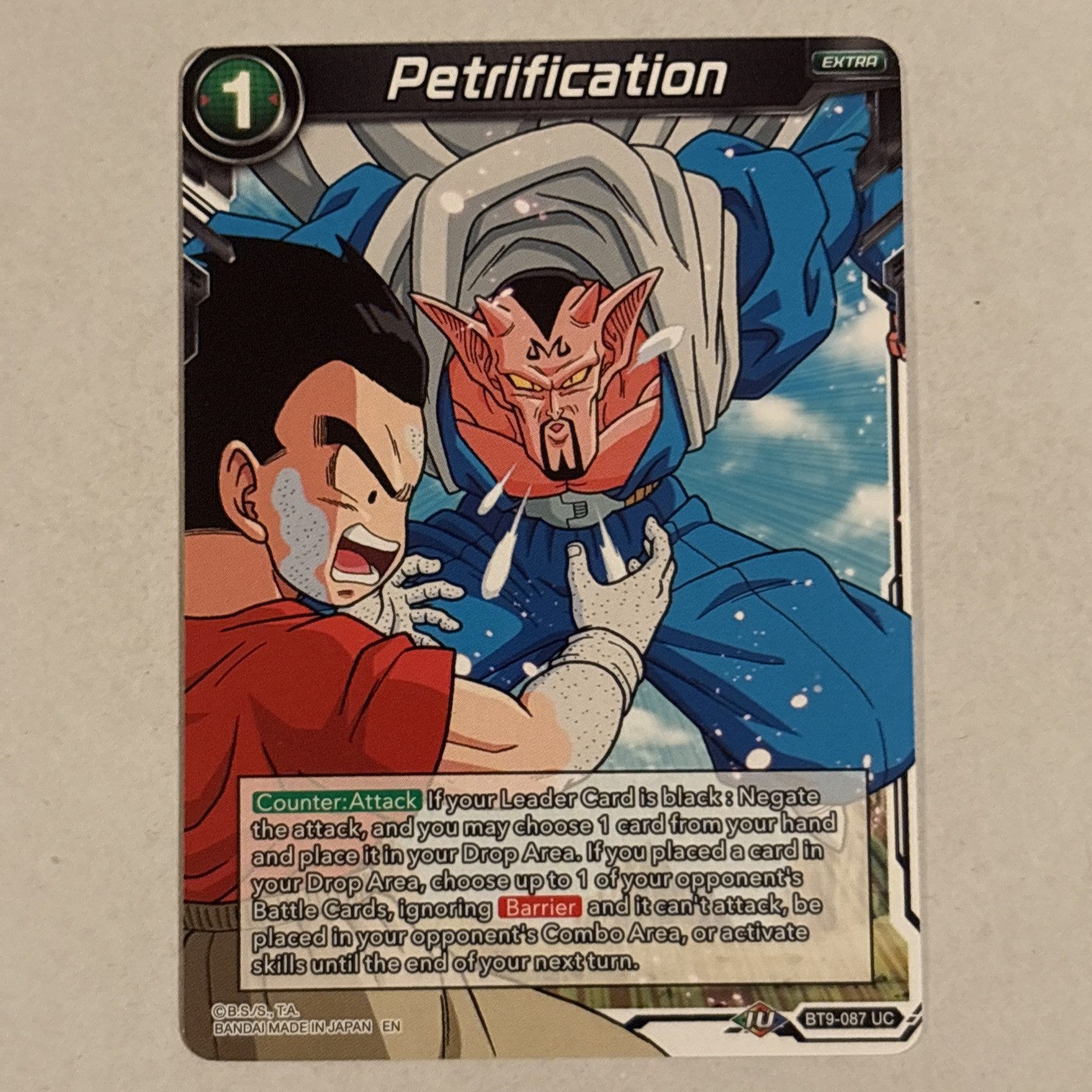 Petrification BT9-087 UC Dragon Ball Super CCG Masters 2020