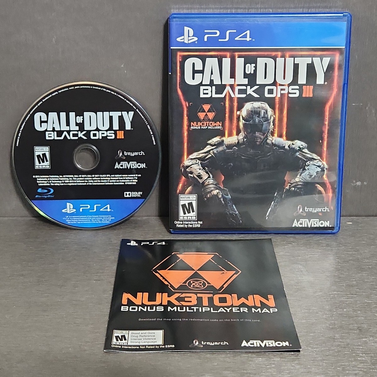 Call Of Duty Black Ops 3 III PlayStation 4 PS4 Complete