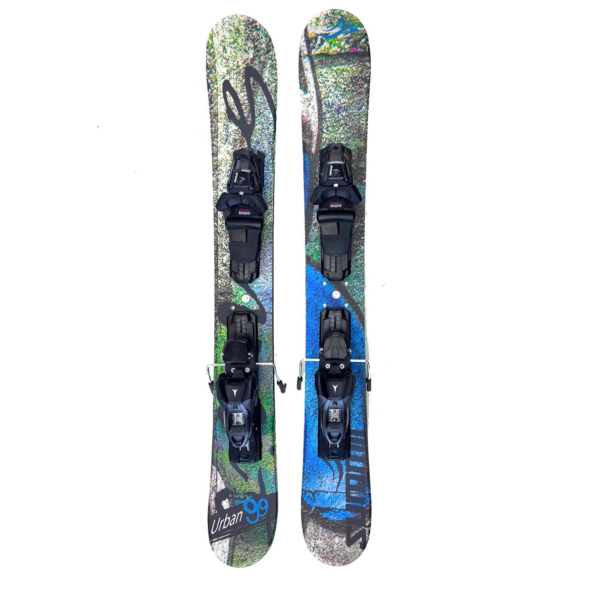 Summit Ecstatic Urban 99cm Twin Skiboards Snowblades w. Atomic M10