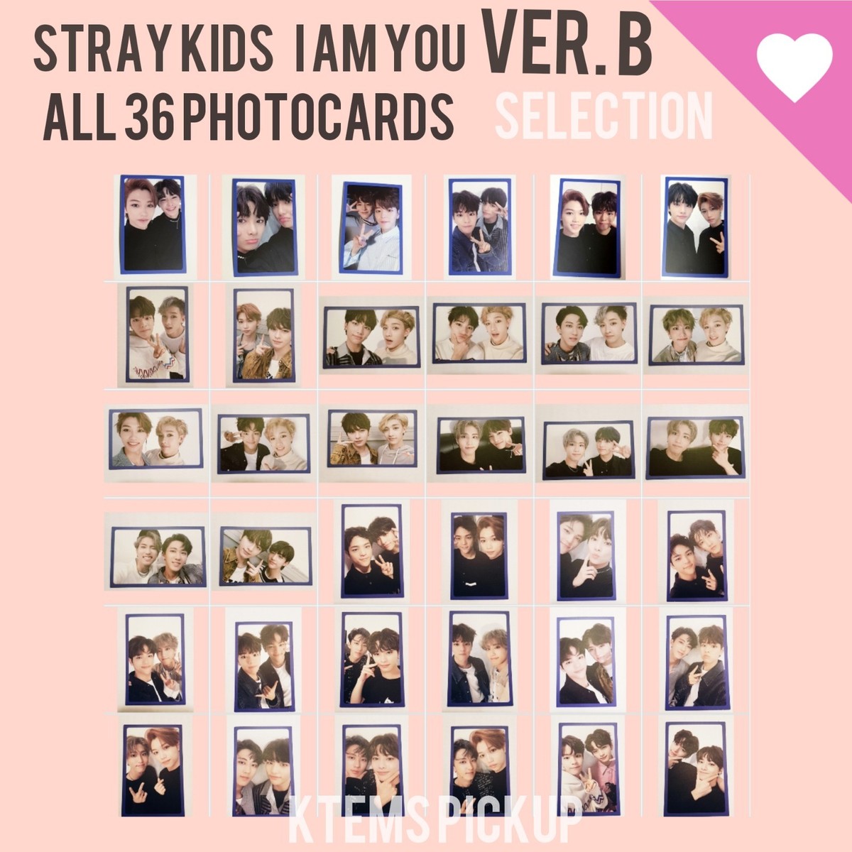 Stray Kids I am you album official Ver. B unit photocard *select