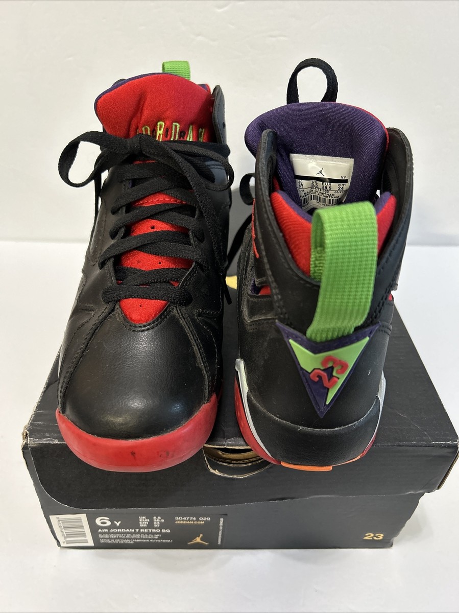 Nike Air Jordan Retro 7 Marvin The Martian GS Size 6Y 304774-029